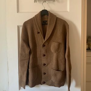 Jcrew Men’s Lambswool Shawl Cardigan